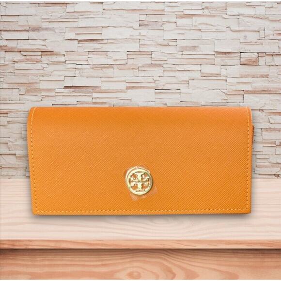 Tory Burch Orange Glasses Case - Picture 1 of 7